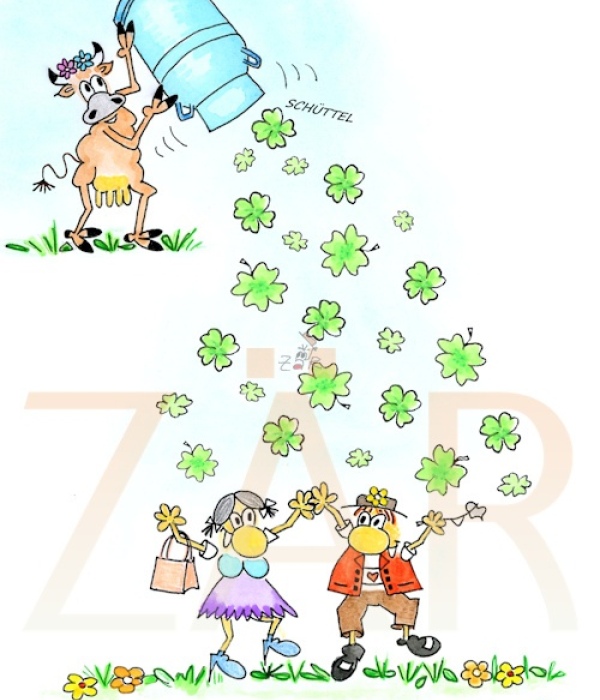 E Tasse volle Glück